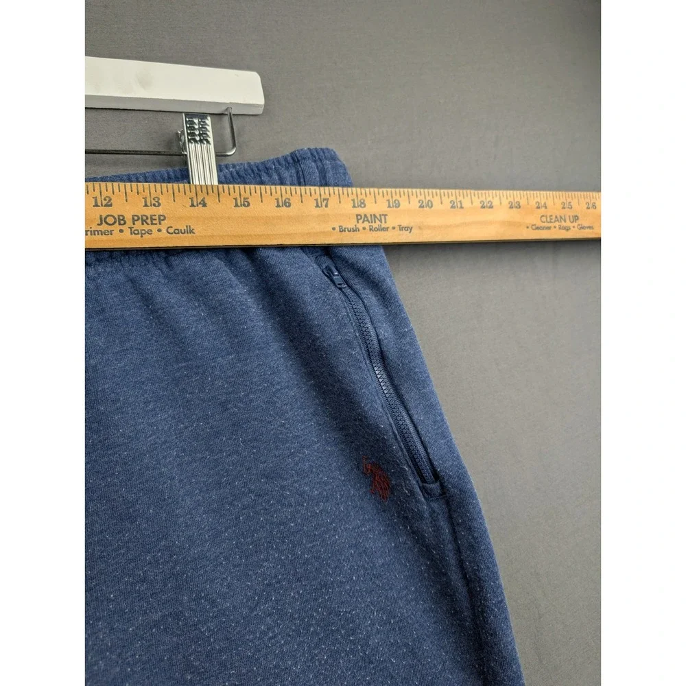 US Polo Assn Mens Size  XL Blue‎ Heather Jogger Sweatpants
